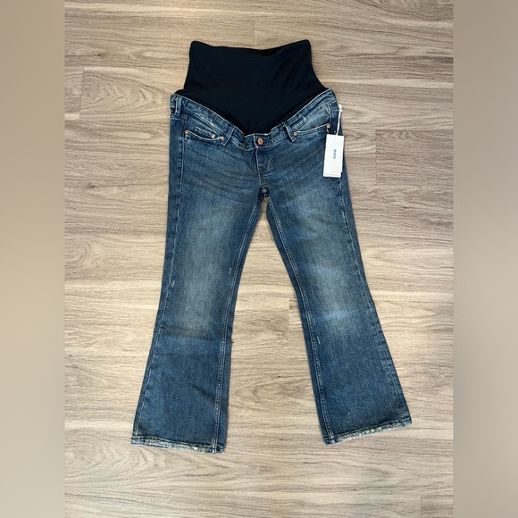 H&M MATERNITY JEANS BOOTCUT SIZE US 4 - Picture 1 of 3
